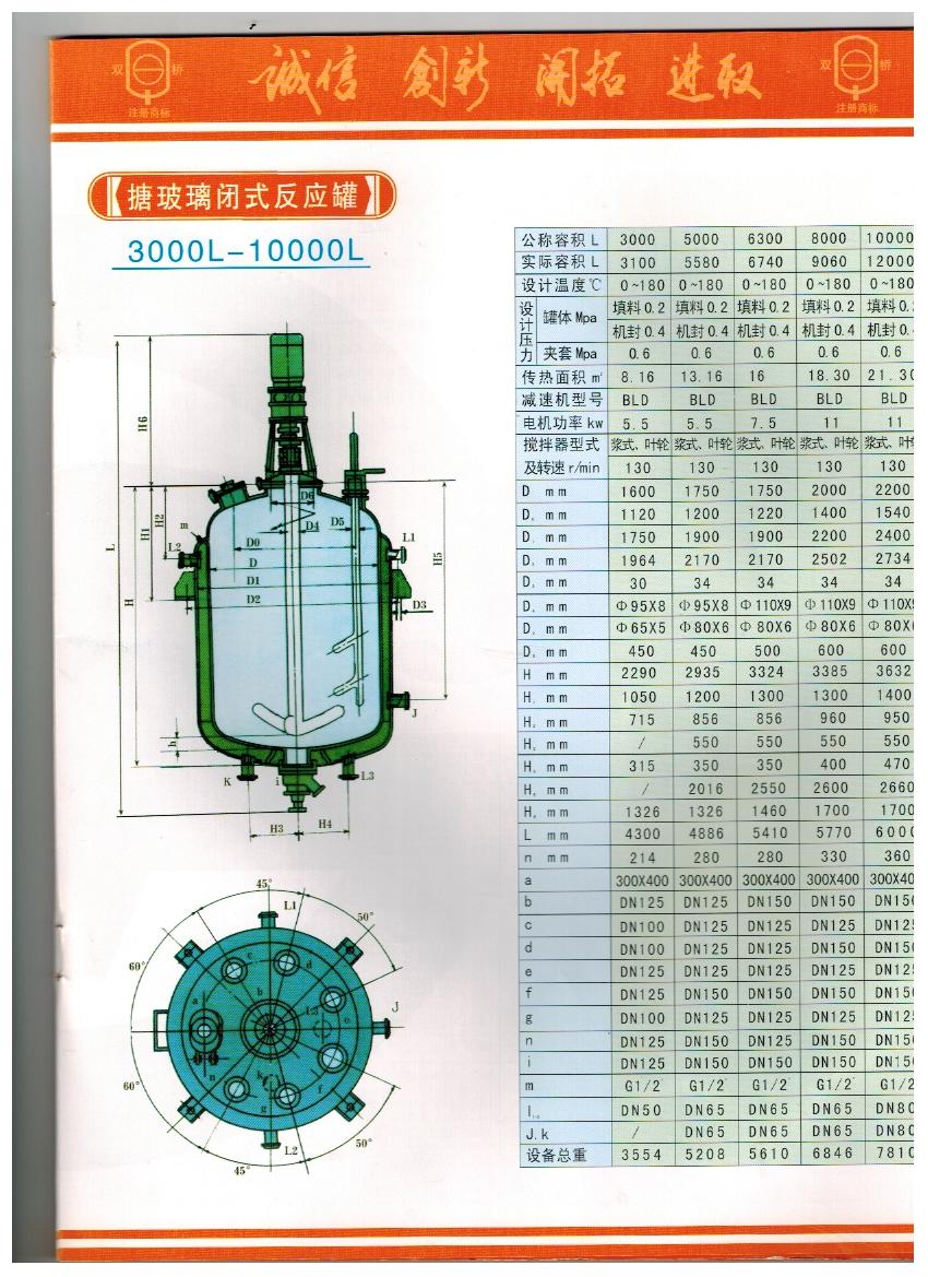 搪玻璃容器